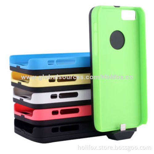 2500mAh Battery Charger Case for Apple iPhone 5/5S/5C, with Changeable Frame